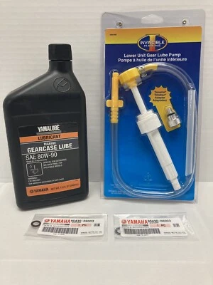 YAMAHA YAMALUBE Outboard Gear Lube Lower Unit Change Kit w/ Pump And Gaskets - Image 1 of 4