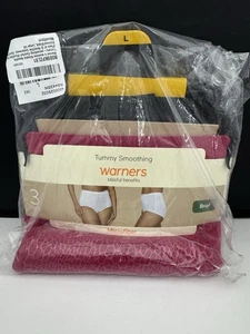 Warners Blissful Benefits Microfiber Briefs 3 Pack - Large 12 / 14 - New - Picture 1 of 4