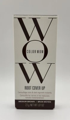 NEW NIB Color Wow Root Cover Up Medium Brown Full Size 2.1g/0.07oz AUTHENTIC - Image 1 of 4