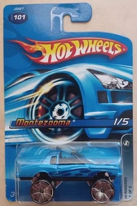 High Rakers 2006 Hot Wheels Blue Montezooma #1/5 con estuche de rueda caliente. - Imagen 1 de 5