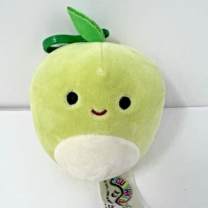 Squishmallows Ashley green apple plush clip on bag hanger stuffed toy - Picture 1 of 8
