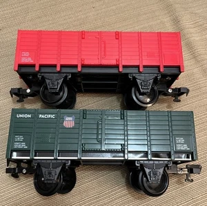 Scientific Toys G Scale Model Train Lot Of 2 Gondola Cars Union Pacific - Picture 1 of 12