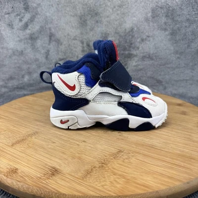 Nike Shoes Toddler Size 7C White Blue Red Strap Sneakers Athletic BV2525-100 - Image 1 of 4