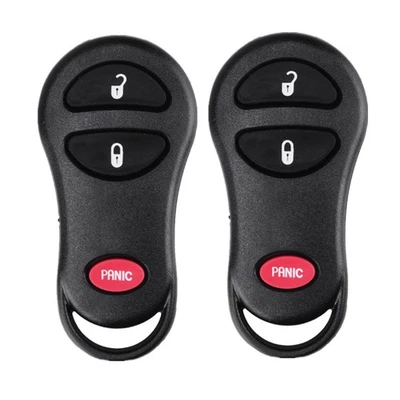 2 piezas para Dodge Chrysler Jeep Durango PT Cruiser 3 botones mando a distancia carcasa llavero Foto 1 de 4