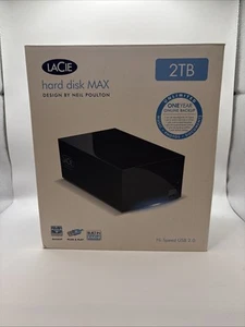 Dysk twardy LaCie 2 TB High Speed USB 2.0 Model # 301838U NIEPRZETESTOWANY - Zdjęcie 1 z 4