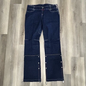 Jeans Marithe Francois Girbaud taglia 34 Y2K larghi - Foto 1 di 8