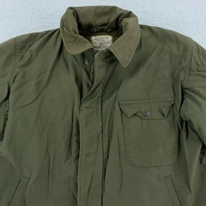 Vintage US Military M65 Field Jacket Mens Large Green Cold Weather FASO 200 80s - Picture 1 of 14