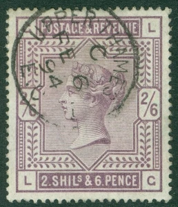 SG 178 2/6 lilac. Fine used with an Upperthames CDS, Feb 6th 1894. Good colour.. - Picture 1 of 2