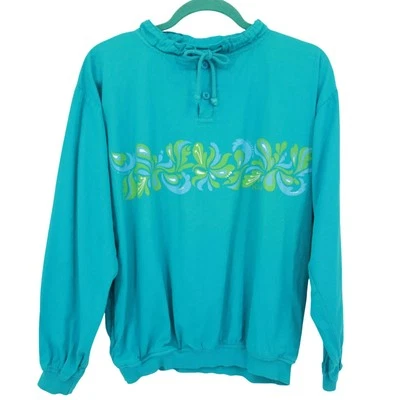 Crazy Shirts Hawaii Sudaderas Mujer S Azul Boho Retro Extravagante Divertido Playa Foto 1 de 4