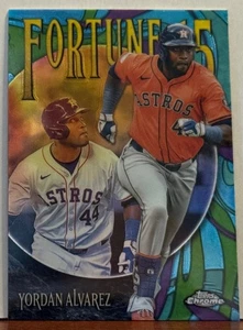 Yordan Alvarez 2025 Topps Chrome Fortune 15 #F15-9 M5 - Picture 1 of 1