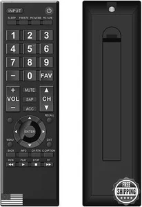 Universal Remote Control for All Toshiba TVs Replacement Remote for All Toshi - Picture 1 of 2