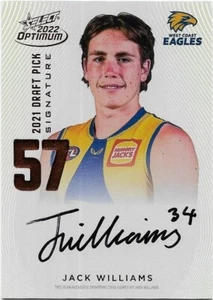 2022 Select Optimum Draft Signature (DPSC57) Jack WILLIAMS West Coast 039/170 - Picture 1 of 1