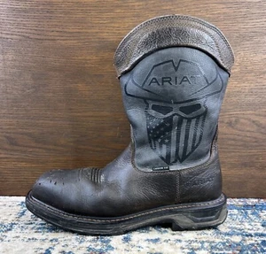 ARIAT WorkHog XT Incognito Carbon Toe Work Boot Mens Sz 10D 43EU Brown 10038223 - Picture 1 of 15