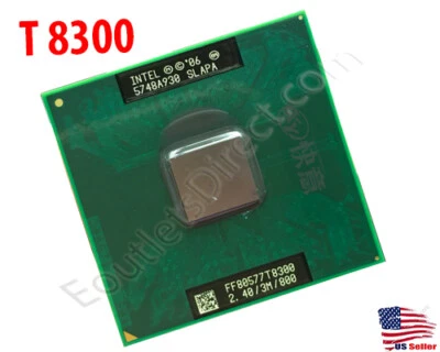 INTEL CORE 2 DUO T8300 PROCESSOR 2.4GHZ/3M/800MHZ(SLAYQ SLAPA)Socket P CPU - Image 1 of 2