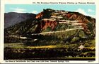 Broadmoor-Cheyenne Highway Climbing Up Mountian Colorado Springs CO WB Postcard 