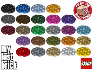 LEGO - Parte 60474 - Placas 4x4 Redondas + NUEVO + SELECCIONAR COLOR / CANTIDAD - Imagen 1 de 25
