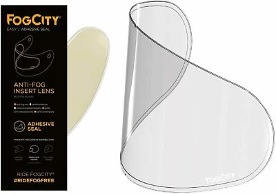 Universal FogCity Anti-Fog Anti Mist Insert Lens Stick On Clear Shield - Image 1 of 4