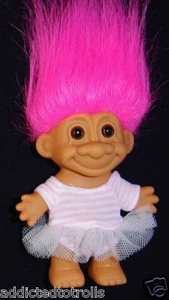 Bailarina bailarina Russ Troll Muñeca BAILARINA EN TUTÚ 5" Nueva COLECCIONABLE - Imagen 1 de 2