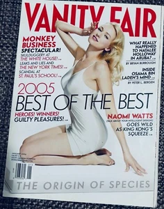 FASHION LIFESTYLE MAGAZINE VANITY FAIR JANUARY 2006 NAOMI WATTS  NO LABEL NICE! - Picture 1 of 2