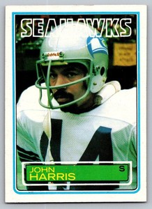 John Harris Topps 1983 386 Seattle Seahawks