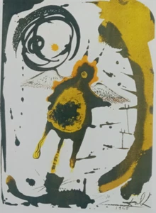 Salvador Dali THE SACRED BIBLE 4 Divine Comedy Sacra Biblia Book Page Print - Picture 1 of 2