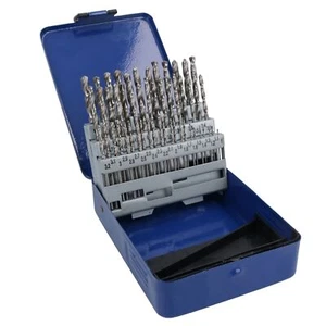 HSS Metrisch Bohrer Set Spaltpunktbohrer in 0,1mm Schritten 1mm - 6mm 51tlg - Bild 1 von 6