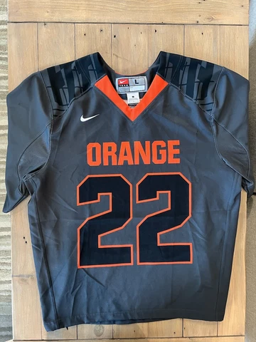 Nike Syracuse Orange Vapor Elite Lacrosse Jersey Mens Large 519536 Cover