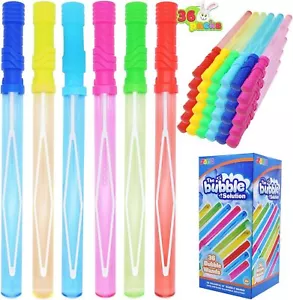 Syncfun 36 Pack 14.6" Big Bubble Wands Bulk Bubble Blower for Kids Party Favors - Picture 1 of 7