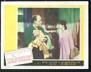 Diary of Anne Frank 11"x14" Lobby Card #2 Millie Perkins Joseph Schildkraut