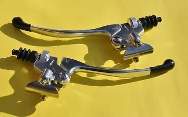 Replica Tomaselli 7/8" Matador Brake and Clutch Levers - Image 1 of 4