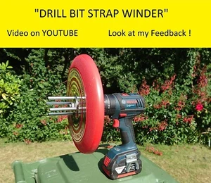 Drill Bit Strap Winder X 10. - The easiest fastest way to wind up truck straps - Picture 1 of 6
