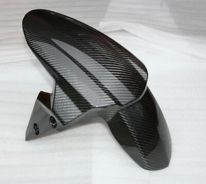 GARDE BOUE TRIUMPH STREET TRIPLE 765 S R RS 2022 2023 2024 2025 CARBONE BRILLANT - Imagen 1 de 7