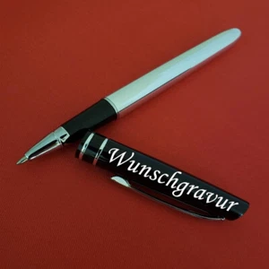 Kugelschreiber Name Metall mit Wunschgravur Geschenk Gravur PREMIUM QUALITÄT - Bild 1 von 2