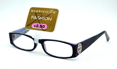 Magnivision SUZANNA PRP 53/17-138 женщин моды прямоугольник очки для чтения + 2,50 - Изображение 1 из 4