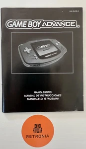 Nintendo Gameboy Advance Instruction Manual PAL EUR Version - Picture 1 of 4