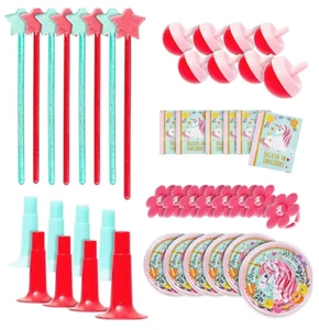 Magical Unicorn Favor Pack 48pc | Magical Unicorn Mega Mix Value Pack Favor 48pc - Picture 1 of 4