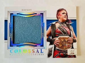 Bayley 2024 Panini National Treasures WWE Colossal Mat Relic Silver Holo /25 - Imagen 1 de 1
