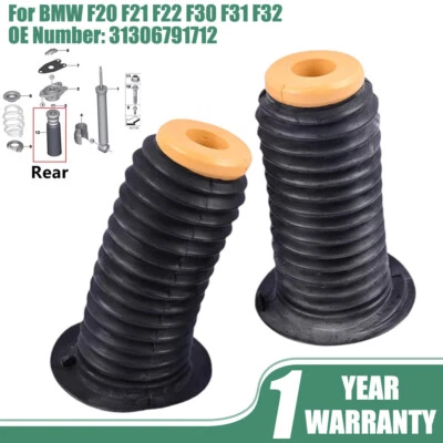 Front Shock Absorber Dust Cover Set 31306791712 For BMW F20 F21 F22 F30 F31 F32 - Image 1 of 4