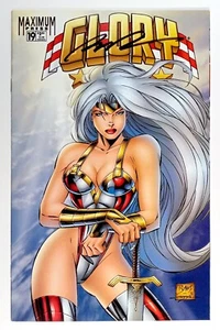GLORY #19 Signed by Rob Liefeld (1997) Image/Maximum Press Queen's Gambit - Picture 1 of 3