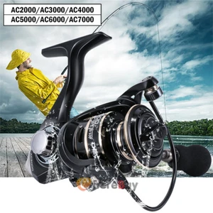 Heavy Duty Spinning Reel Saltwater Offshore Fishing Reel Marlin Max Drag 15lbs - Picture 1 of 17