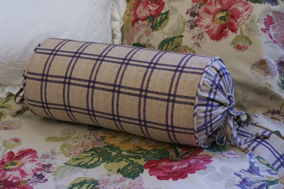 Новый заказ Ralph Lauren Surrey сад Tattersall шейный рулон подушка шеи рулон - Изображение 1 из 1