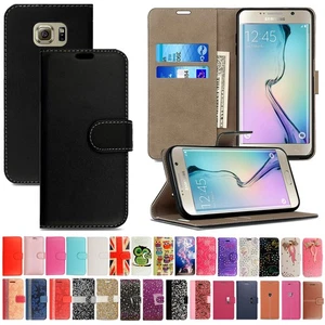Case For Samsung Galaxy S6 Edge / S6 Edge Plus Leather Flip Wallet Phone Cover - Picture 1 of 45