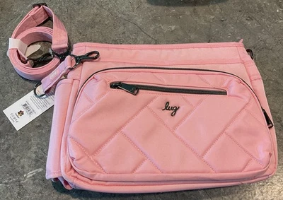 Bolso Bandolera Lug Shimmy LE Ultra X Fabricación Mate Rosa Burbuja Nuevo con Etiquetas *AGOTADO* Foto 1 de 4