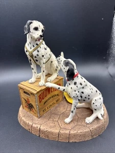 2000 Anheuser-Busch The Clydesdale Collection SEPERATED AT BIRTH Dalmatians - Picture 1 of 10