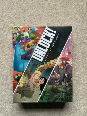 Unlock! Mythic Adventures Escape Room/Card/Puzzle Game Space Cowboys *Complete* - Image 1 of 4