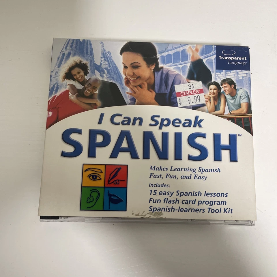 I Can Speak Spanish - Transparent Language - Learning CD Windows PC Mac - Image 1 of 1