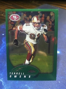 2002 Topps Chrome - Terrell Owens #25 Green - Bild 1 von 2