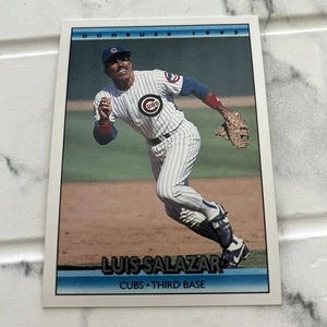 Luis Salazar Baseball #152b 1992 Donruss Chicago Cubs - Picture 1 of 2