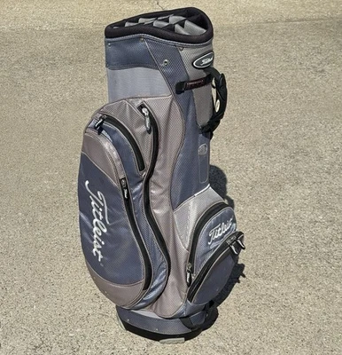 Carro de golf ligero Titleist bolsa 14 vías 8 bolsillos azul pizarra/platino SC85 Foto 1 de 4