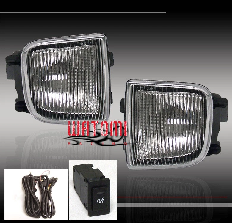 PARAGOLPES LUCES ANTINIEBLA DE CONDUCCIÓN CROMO LENTE TRANSPARENTE PARA 99-04 PATHFINDER SE LE XE SPORT Foto 1 de 1